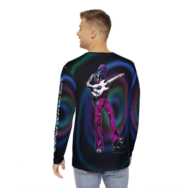 Gary Groovy Wah - Men's Long Sleeve Shirt (AOP) - Groovy Gary