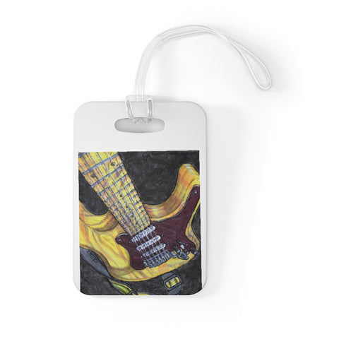 Guitar Portrait - Bag Tag
