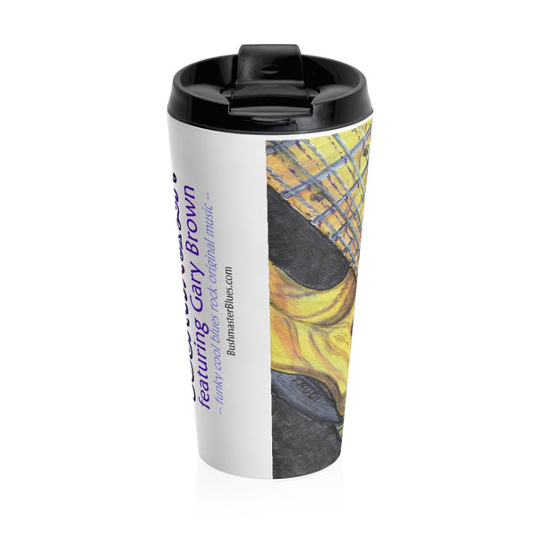 Guitar Portrait - Stainless Steel Travel Mug